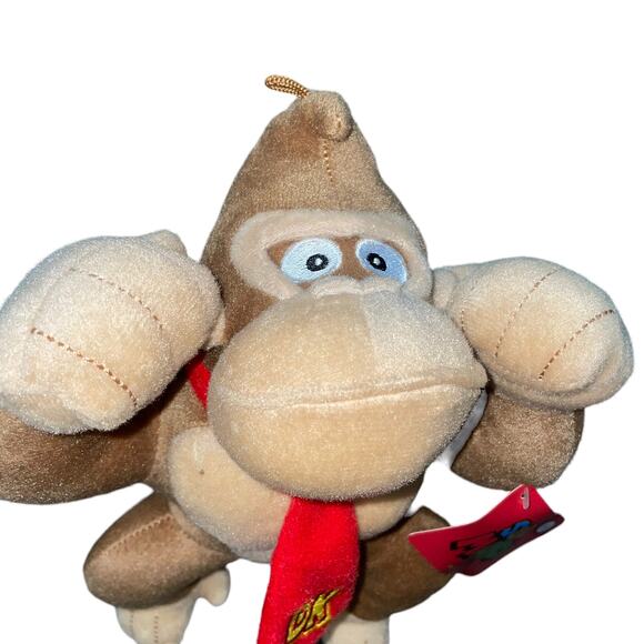 Super Mario Donkey Kong Plush Doll Stuffed DK Bedroom Decor Nintendo Gift 11" - Picture 4 of 12